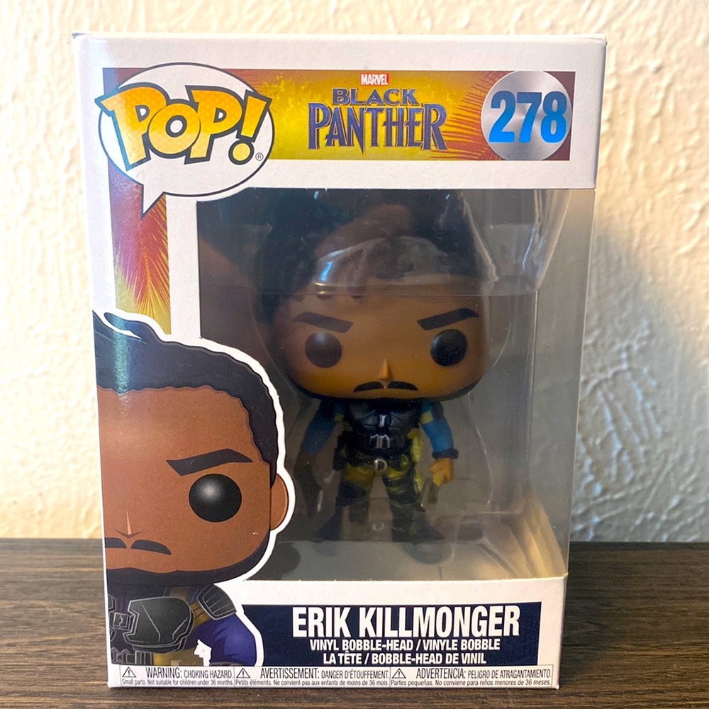 Funko Pop! Marvel: Black Panther Movie-Erik Killmonger #278